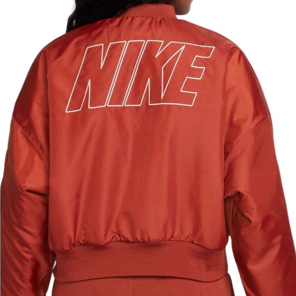 Nike Reversible Faux Fur Bomber Jacket